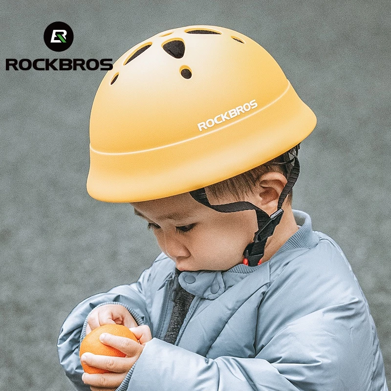【พร้อมส่งจากไทย】ROCKBROS หมวกกันน็อคเด็ก หมวกจักรยานเด็ก กันกระแทก น้ำหนักเบา ระบายอากาศ ปรับขนาดได้ สำหรับจักรยาน สเก็ตบอร์ด เด็กชายหญิง 5 สี