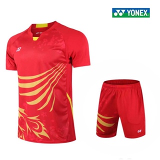 Yonex ใหม่ เสื้อกีฬาแบดมินตัน แขนสั้น สําหรับเด็กผู้ชาย และผู้หญิง 3618