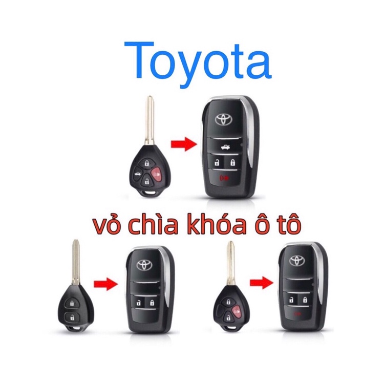 ฝาครอบกุญแจสําหรับ Toyota Innova, Fortuner, Vios, Camry, Hilux, Corolla Altis Greatato (2001-2015🏠