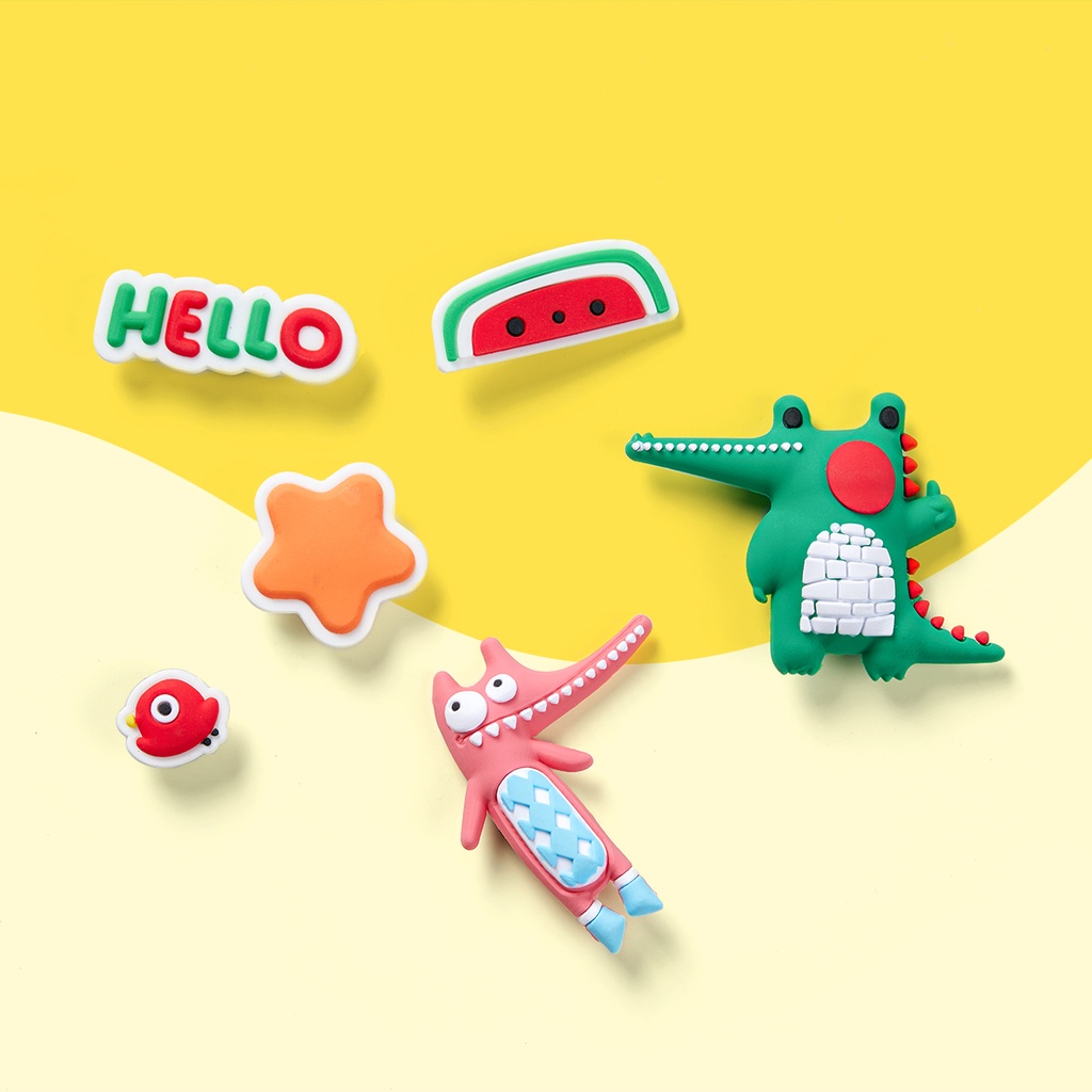 Cheerful Mario ใหม่ รองเท้าลําลอง สวมหุ้มข้อ ลายดอกไม้ สร้างสรรค์ DIY สําหรับเด็ก 2023