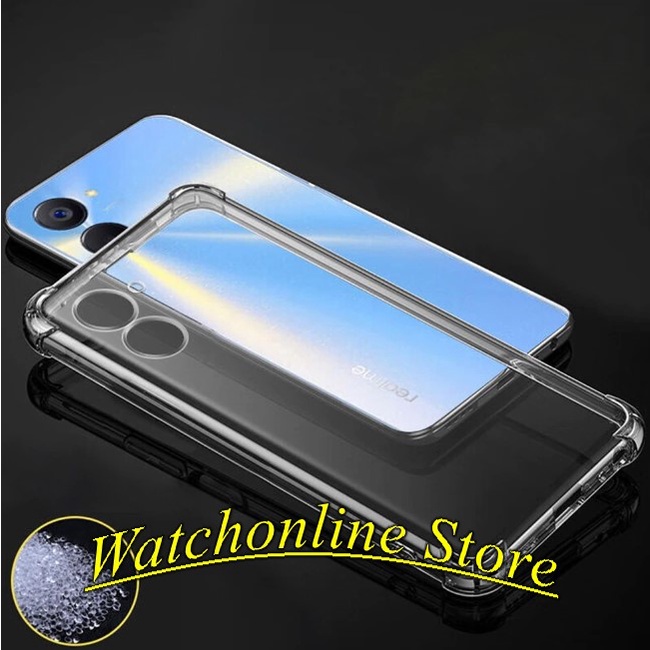 Realme เคสกันกระแทกแบบยืดหยุ่น Reame 10, Reame 10pro plus Reame 9 pro พร้อมขอบป้องกันกล้อง