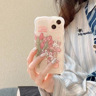 เคสโทรศัพท์มือถือ ลายการ์ตูน สีชมพู สําหรับ iPhone 11 12 12pro 12promax 13 13pro 13promax 14 14pro 14promax