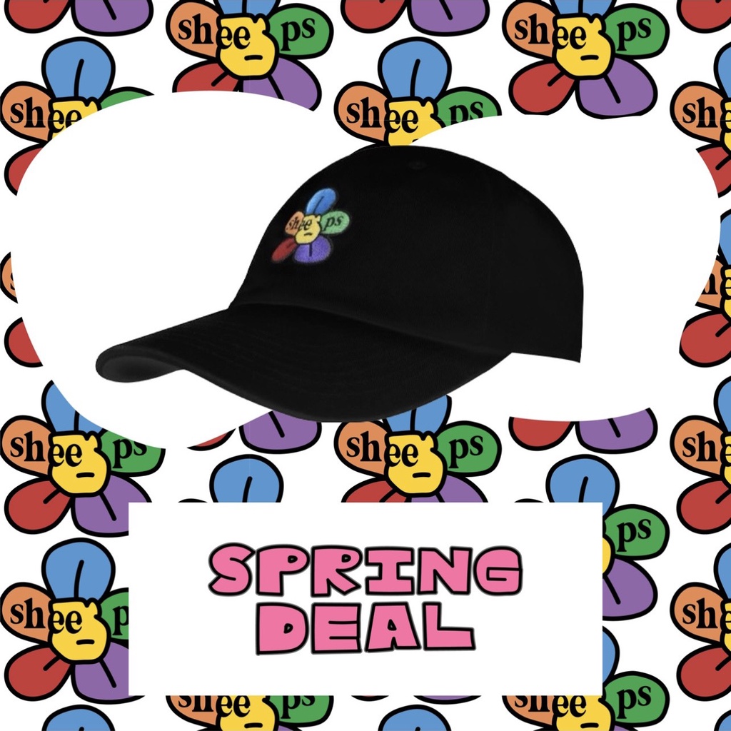 BLACKSHEEPS Face 6-Panel Black Cap