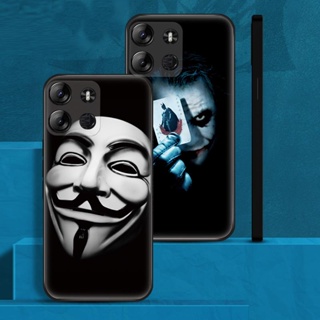 Joker เคสโทรศัพท์ Infinix Tecno Spark Go 2023 Tecno POP 7 Pro BF7 Smart 7 X6524 เคสโทรศัพท์ TPU นุ่มซิลิโคนสีดำ Frosted 47