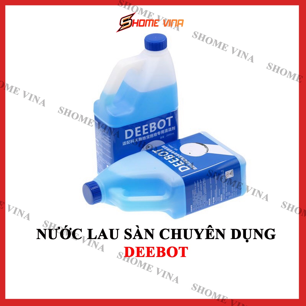 เครื่องทําความสะอาดพื้นเฉพาะสําหรับเครื่องดูดฝุ่นหุ่นยนต์ Deebot
