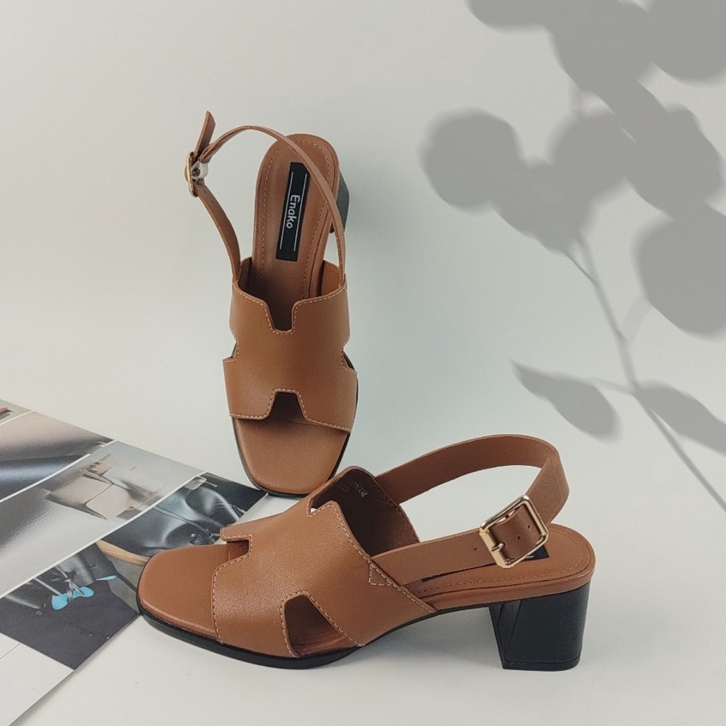 รองเท้าส้นสูงผู้หญิง Enako Tp13703_ หัวเหลี่ยม รองเท้าส้นสูง 4 ซม.