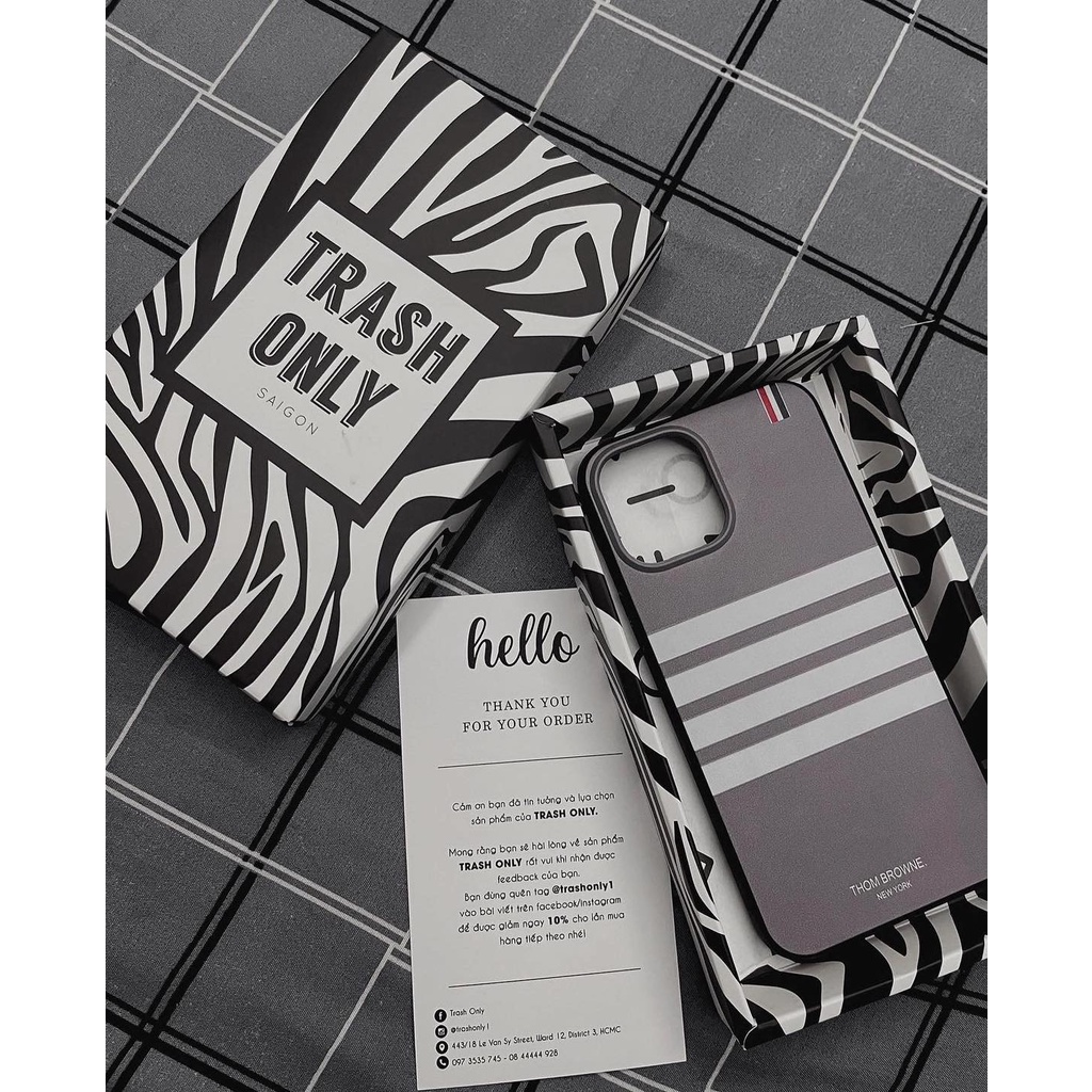 เคสโทรศัพท์ THOMBROWNE GREY