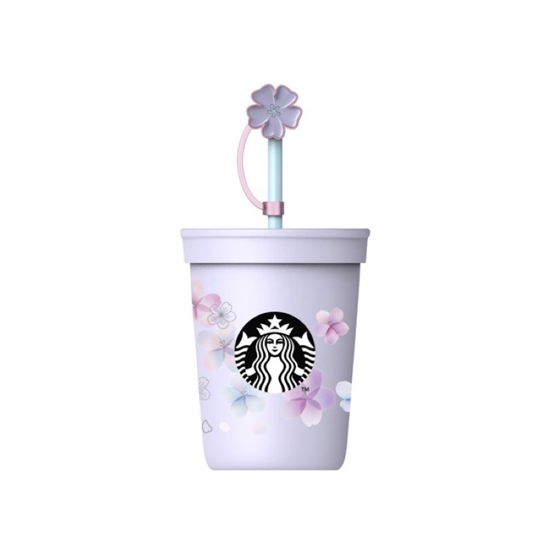 Starbucks Cold Cup Stainless Steel Hobby Spring Sakura 12 ออนซ ์ ( 355มล