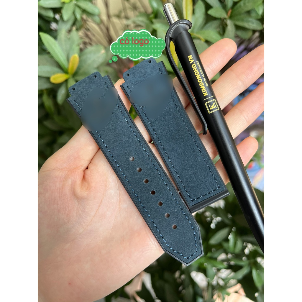 ฟรี H-blo Suede Purple Charcoal Leather Watch Strap เปลี ่ ยนขนาด 42mm 19-25-22