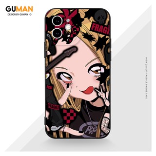 GUMAN เคสไอโฟน เคสซิลิโคนนุ่มกันกระแทกการ์ตูนน่ารักตลก เคสโทรศัพท์ Compatible for iPhone 15 14 13 12 11 Pro Max SE 2020 X XR XS 8 7 6 6S Plus พลัส XYM1732