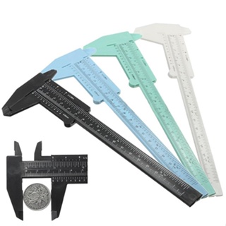 💄1Pc / 5Pcs วัด Vernier Caliper ไม้บรรทัดสำหรับเครื่องมือสักคิ้วถาวร