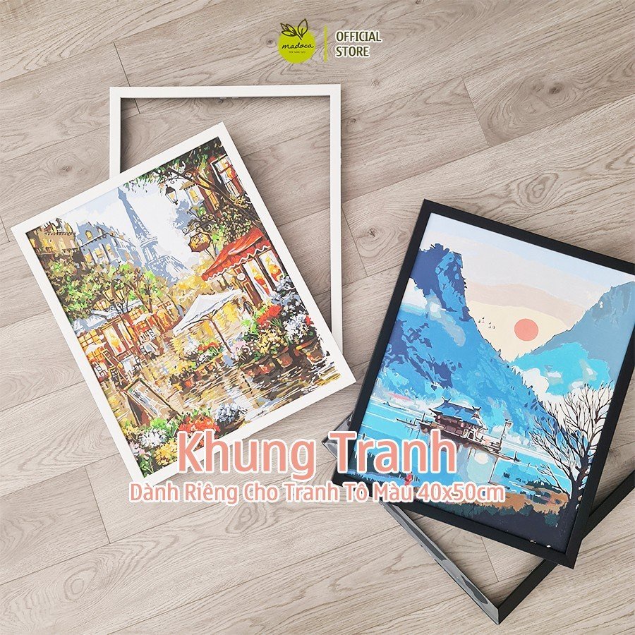 กรอบรูปพลาสติก 40x50 สําหรับระบายสีแบบหลัก - กรอบรูปตกแต่งผนัง