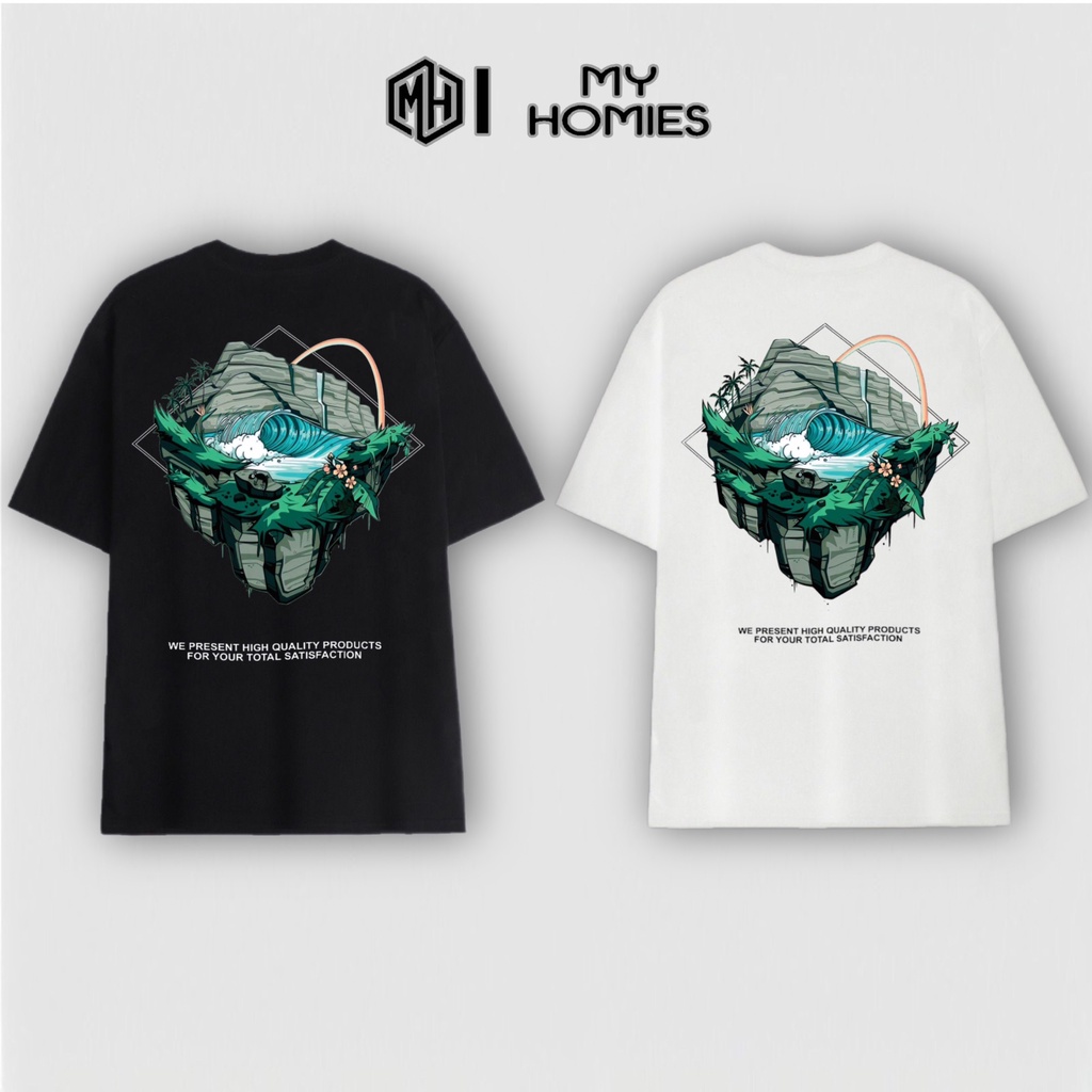 เสื้อยืด BIG SIZE 50-120kg คอตตอนหนาและโปร่ง See Good - My Homies