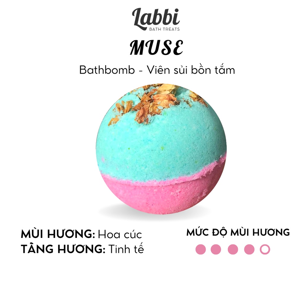 Muse [Labbi ] Bath bomb / Bath bomb / Bath Effervescent Tablets