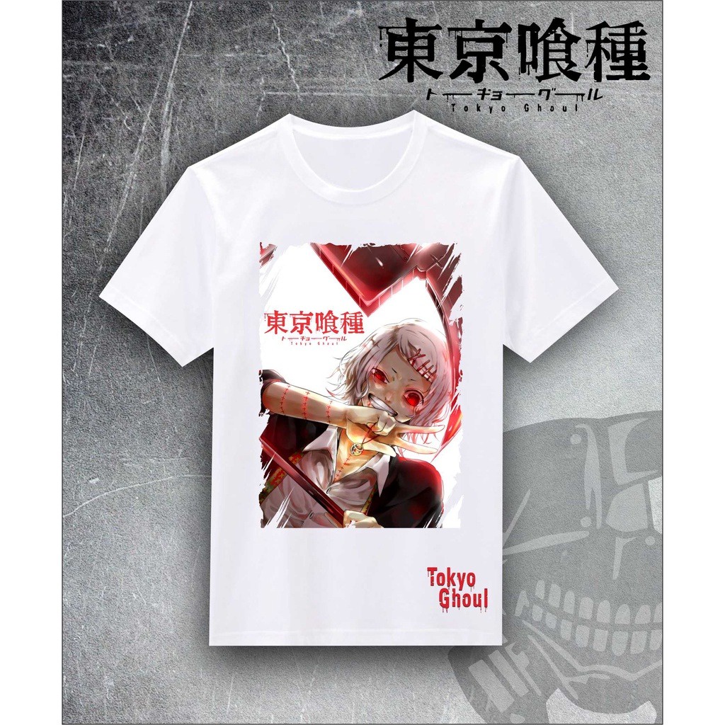 Tokyo ghoul, kaneki, juuzou suzuya เสื้อยืดกราฟิก คุณภาพดีมาก ราคาถูก รุ่นขายดี