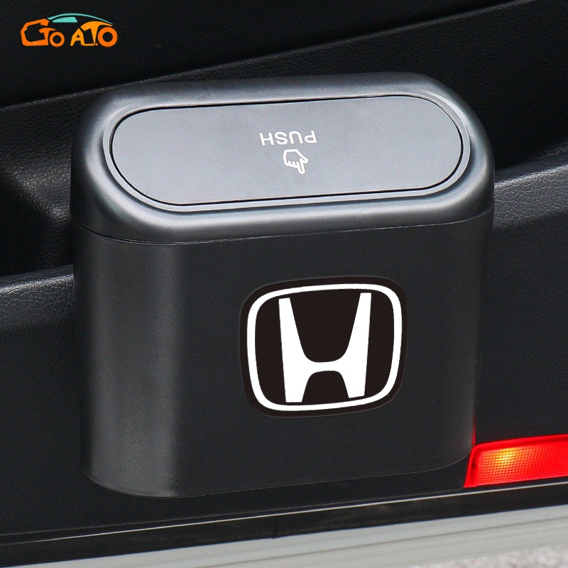 GTIOATO ถังขยะในรถยนต์ ที่เก็บของในรถ สำหรับ Honda City Jazz HRV Civic Brio