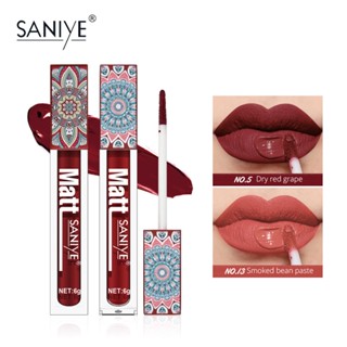 SANIYE ลิควิดลิปสติก เนื้อแมตต์ กันน้ำ ติดทนนาน L1181