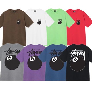 ใหม่ STUSSY เสื้อยืดแขนสั้น พิมพ์ลายตัวอักษร สําหรับผู้ชาย และผู้หญิง