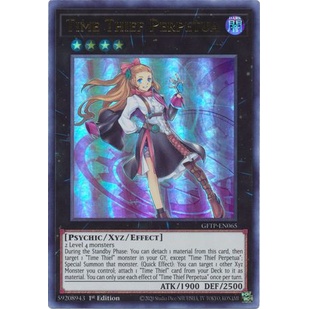 การ์ด Yugioh - TCG (UK) - Time Thief Perpetua / GFTP-EN065