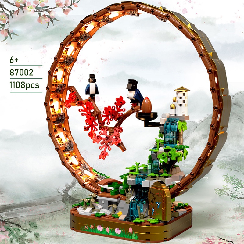 JUHANG Hi Ruler Dang Mai 87002 Assembly 3D Model Toy (Magpie Dengmei, 1108 ชิ้น)