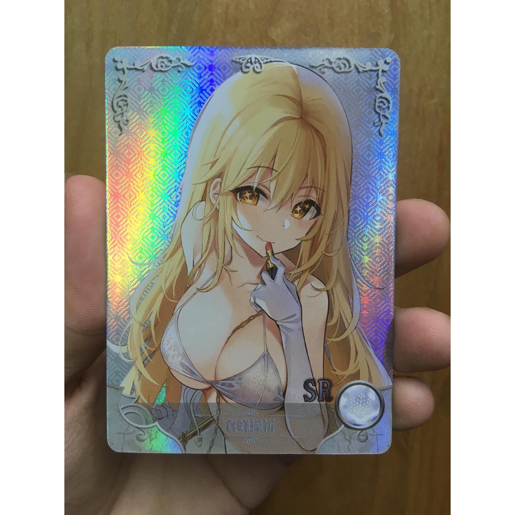 (Rain15) การ์ดตัวละคร Shokuhou Misaki มุมโค้งมน