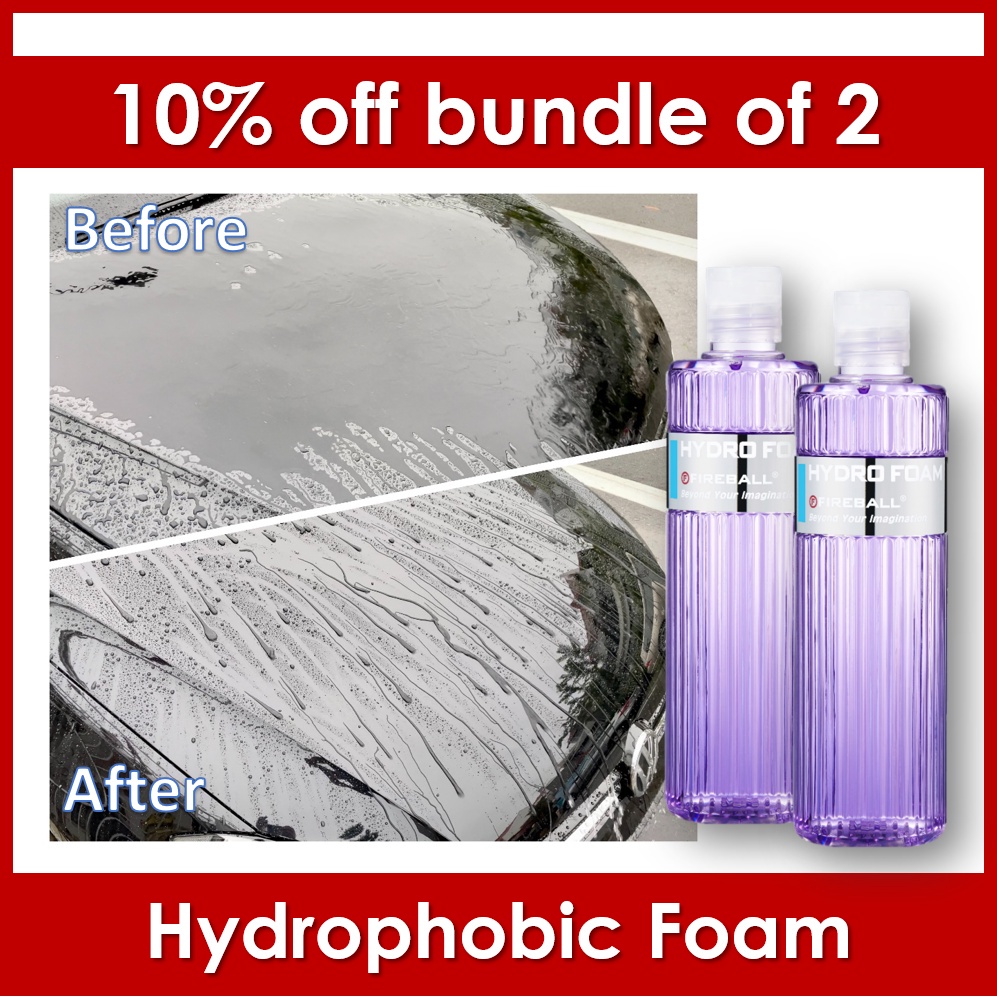 PREMIUM CAR WASHING SOLUTION CREATES FIREBALL HYDRO FOAM LOTUS LEAF EFFECT, ผลิตภัณฑ์ FIREBALL ของแท