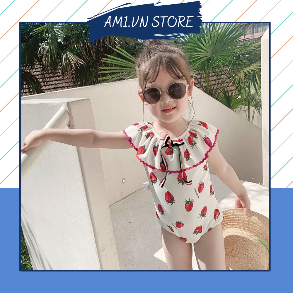 ชุดว่ายน้ําเด็กผู้หญิงตั้งแต่ 8 ถึง 18kg Girls Bikini AM957 TTR289