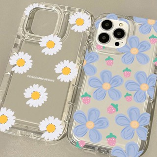 Niche Retro Flower Phone Case for Iphone14/13 Phone Case 12promax Apple 11 Transparent 7 Airbag XR 8