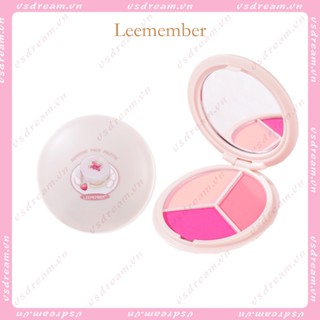 Leememember บลัชออนปัดแก้ม คอนทัวร์ เนื้อแมตต์ ไฮกลอส สามสี สําหรับแต่งหน้า