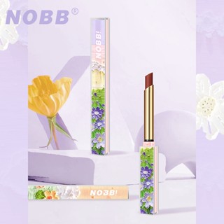 Nobb! ลิปสติก ลิปกลอส เนื้อกํามะหยี่ ให้ความชุ่มชื้น ติดทนนาน 12 สี