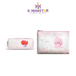 T21 minini CHERRY BLOSSOM FLAT POUCH, PEN POUCH