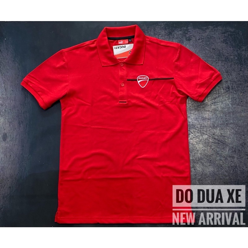 เสื้อโปโลแข่ง Moto GP_Ducati