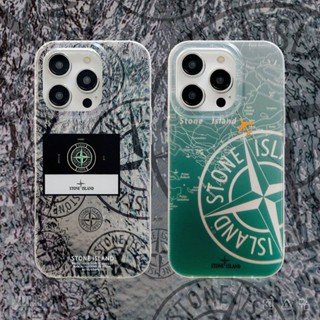 STONE ISLAND เคสโทรศัพท์มือถือ ลายหิน แฟชั่น สําหรับ iphone 14 Pro Max i14 plus 13 Pro Max i13 13pro i11 12Pro 12 Pro Max