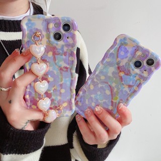 Blue Light flowers with love chain diy cases Compatible for Iphone 14 14 pro 14 pro max 13 pro max 12 pro max 11 pro max xs max xr X XS soft phone case