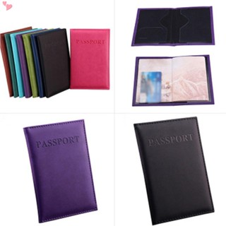 ซองหนัง PU ใส่หนังสือเดินทาง นามบัตร เอกสาร หนังสือเดินทาง ภาษาอังกฤษ สําหรับเดินทาง