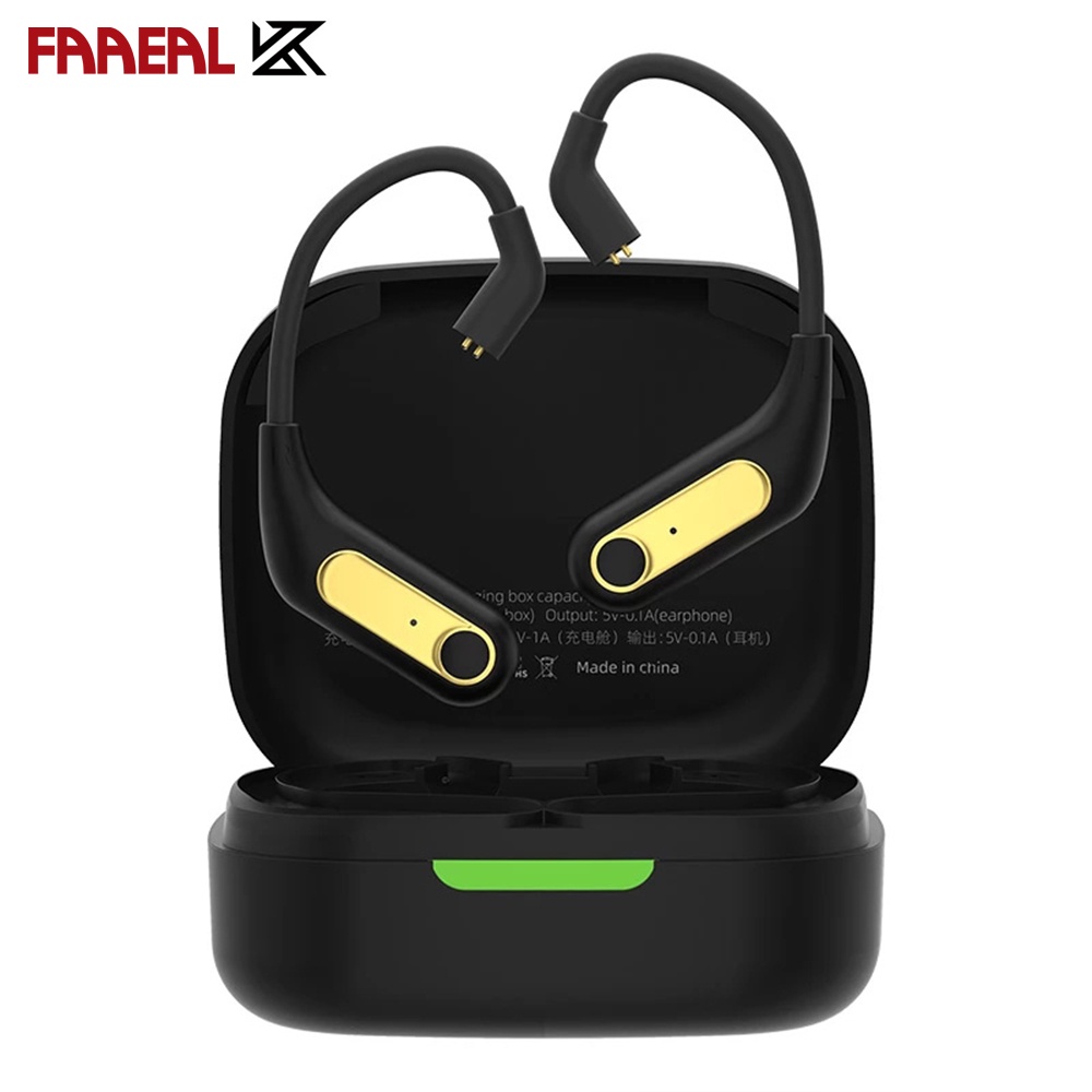 FAAEAL KZ AZ15 โมดูลบลูทูธไร้สาย Bluetooth5.2 อัพเกรดขั้วต่อ Earhook B/C PIN พร้อมเคสชาร์จ