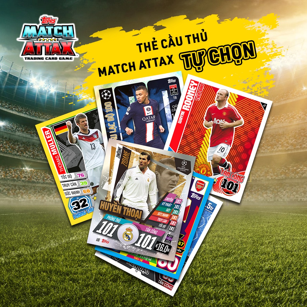 การ์ดนักฟุตบอลพิมพ์ Match Attax อุปกรณ์เสริม