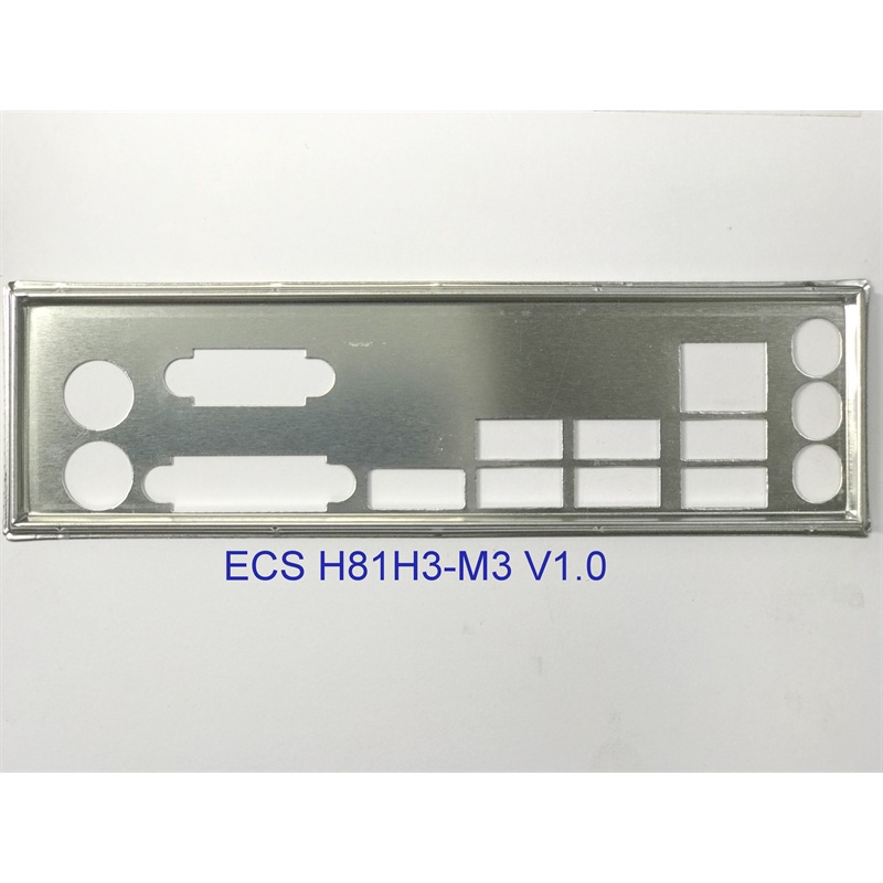 FE บล็อกหลัก ECS H81H3-M3 (V1.0) (Mainboard IO Shield: 898)