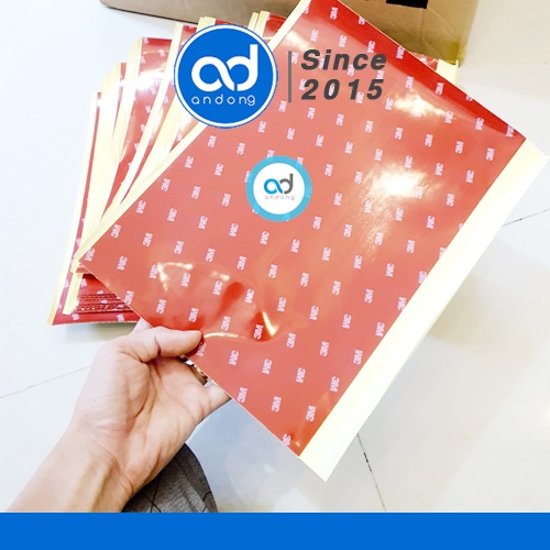 แผ่น A4 3M 4229P เทปสองหน้า (3M 4229) สติ๊กเกอร์สําหรับโลโก้รถยนต์และโลโก้เทศกาล