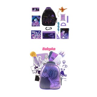 Real Littles Disney Backpack - The Little Mermaid Ursula, Disney Handbags! Series 2 Aladdin Mystery Pack กระเป๋าเป้สะพายหลัง ลายดิสนีย์ The Little Mermaid Ursula กระเป๋าถือ ชุดของเล่นปริศนา Aladdin Series 2