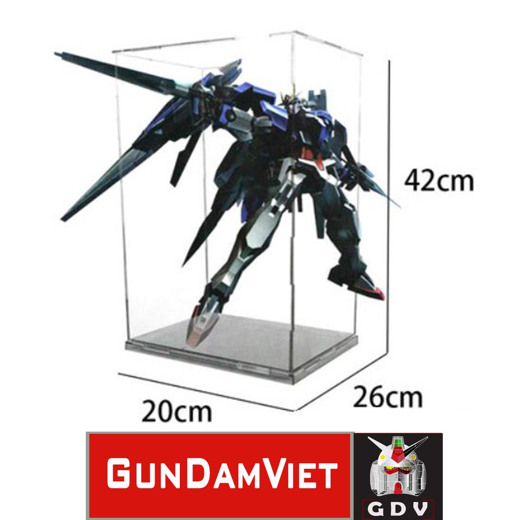 กล่องโชว์โมเดลกันดั้ม PG ขนาด 26x26x40 ซม
