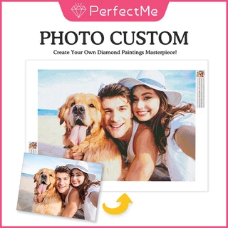 Pm ( รูปภาพที่กําหนดเอง ) ภาพปักครอสติชคริสตัล รูปถ่ายส่วนตัว 5D ขนาดใหญ่ สําหรับตกแต่งบ้าน DIY 5251