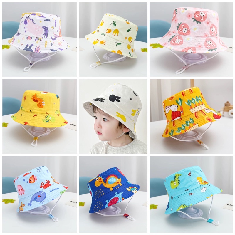 หมวกปีกกว้างสําหรับเด็กทารกหมวกเด็กชายและหมวกเด็กผู้หญิง