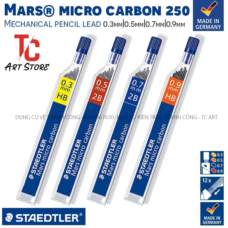 STAEDTLER ไส้ดินสอคาร์บอน (ทุกขนาด) - TC ART Store