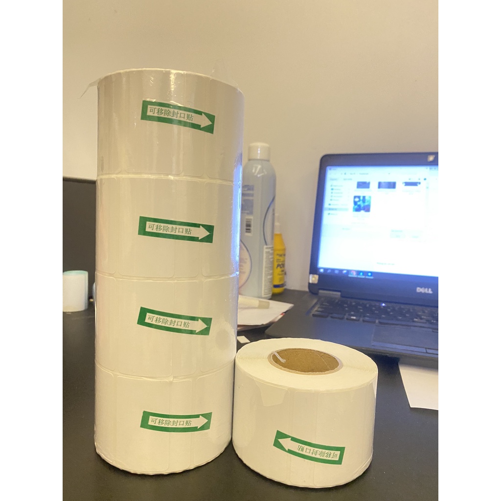 กระดาษพิมพ์บาร์โค้ด 50x30x1000 แสตมป์สําหรับเครื่องพิมพ์ Godex