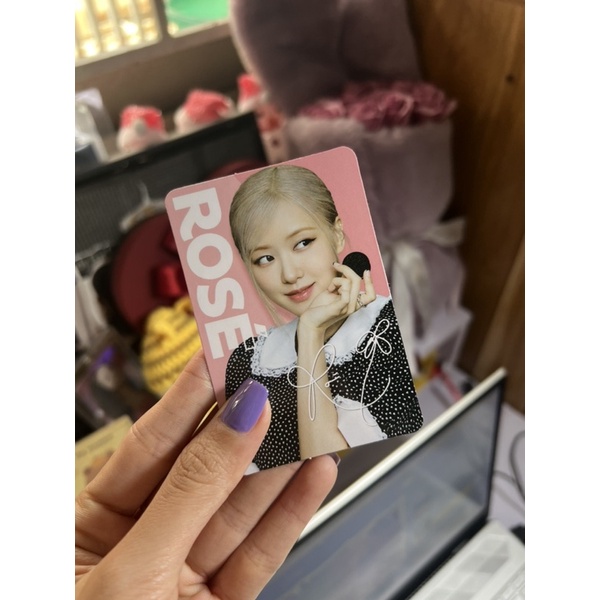 Photocard Oreo BLACKPINK Off (รูปถ่าย BLACKPINK x Oreo)