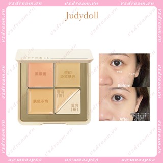 Judydoll Judydoll คอนซีลเลอร์พาเลท ห้าสี ปกปิดจุดด่างดํา รอยสิว รอยแตก รอยคล้ําใต้ตา ให้ความชุ่มชื้น พอดีกับผิวบอบบาง