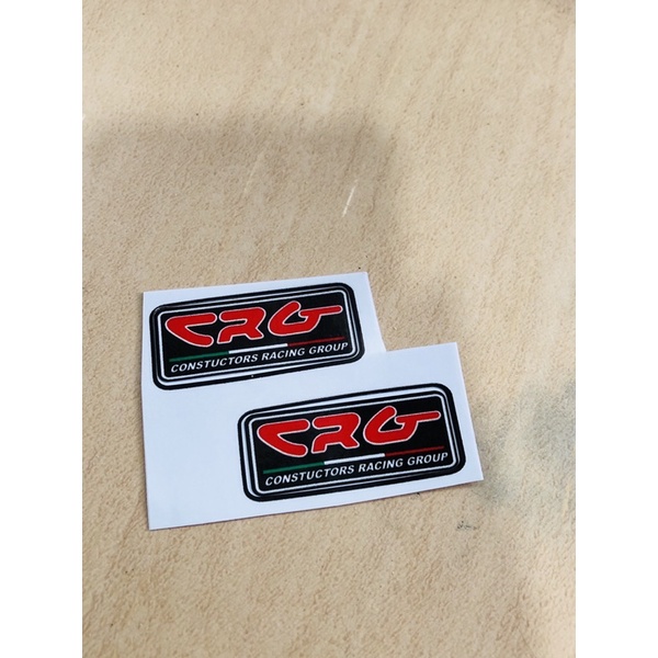 CRG Logo Small Black Print Decal