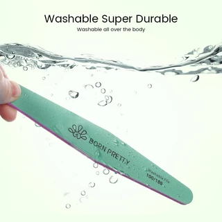 BORN PRETTY ตะไบเล็บ 100/180/240/320 กระดาษทรายกรวดทิ้ง Cuticle Remover บัฟเฟอร์เล็บเครื่องมือ