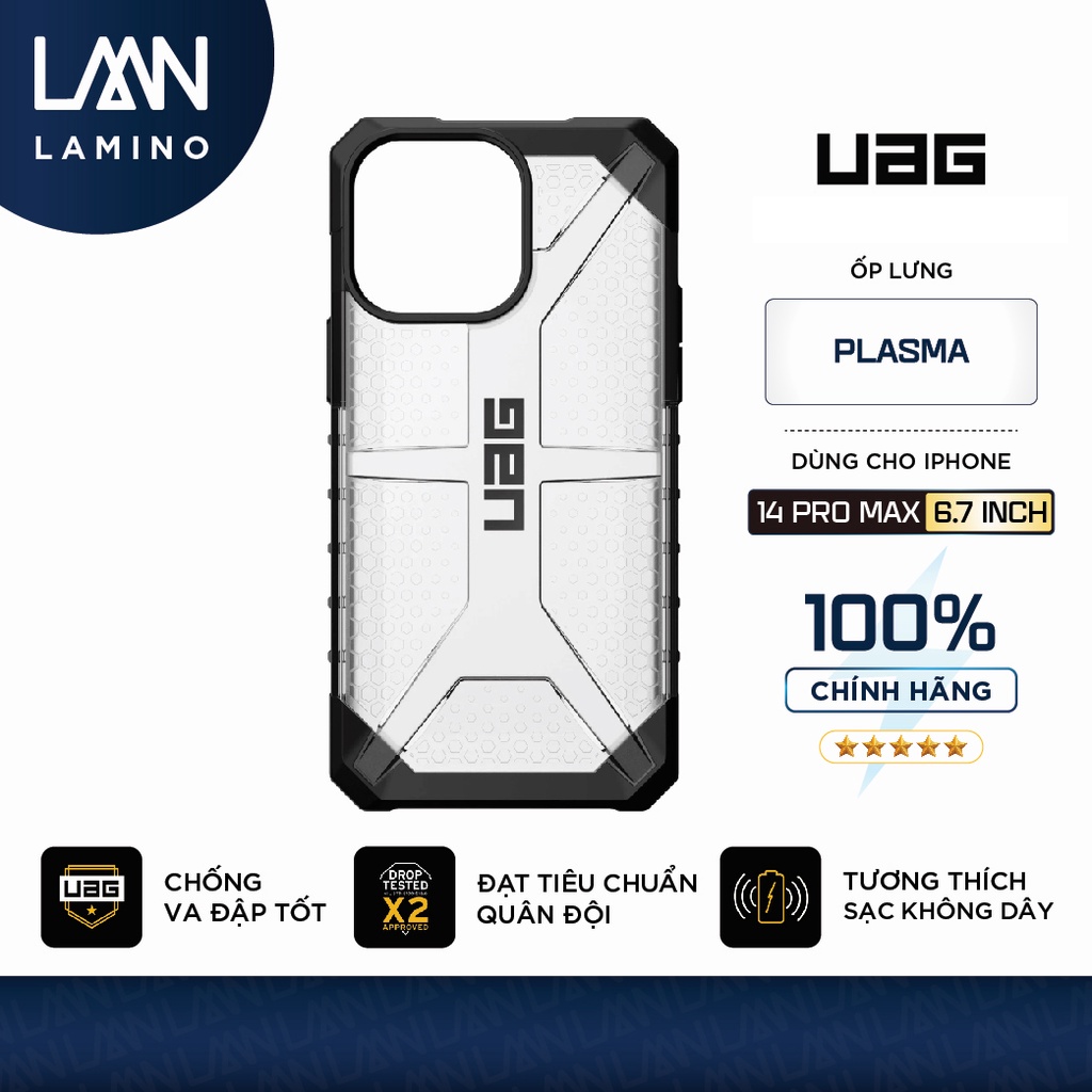 [Liquidation] เคส UAG PLASMA สําหรับ iPhone 14 Pro Max [6.7 INCH] LAMINO